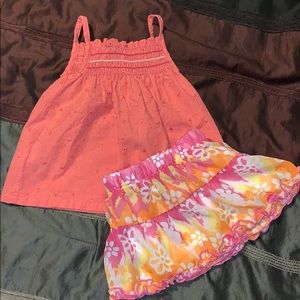 Adorable Skirt Outfit Size 12 Months